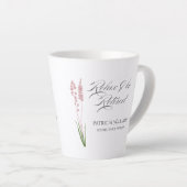 Elegante Vrouwen Pastel Wildflower Retirement Part Latte Mok (Rechterhoek)