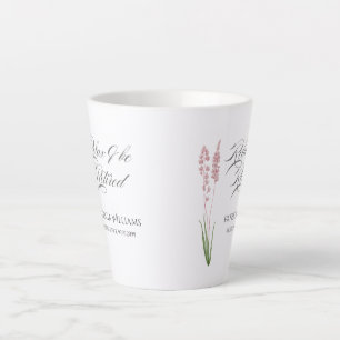 Elegante Vrouwen Pastel Wildflower Retirement Part Latte Mok