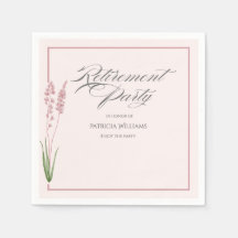Elegante Vrouwen Pastel Wildflower Retirement Part