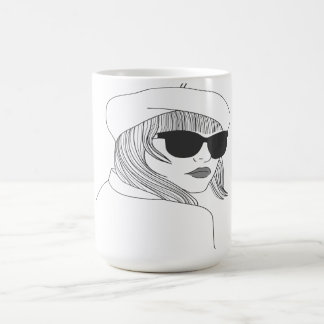 Elegante vrouwen Vector Mok