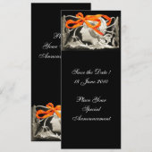 ELEGANTE VROUWEN / VROUWEN MET RODE BOMEN EN STROM KAART (Voorkant / Achterkant)