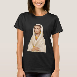 Elegante vrouwenportret   Culturele kunstillustrat T-shirt