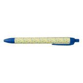 Elegante vulpen met wilde bloemengele inkt zwarte inkt pen (Bodem)
