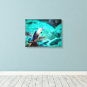 Elegante vuurvis canvas afdruk (Insitu (Houten vloer))
