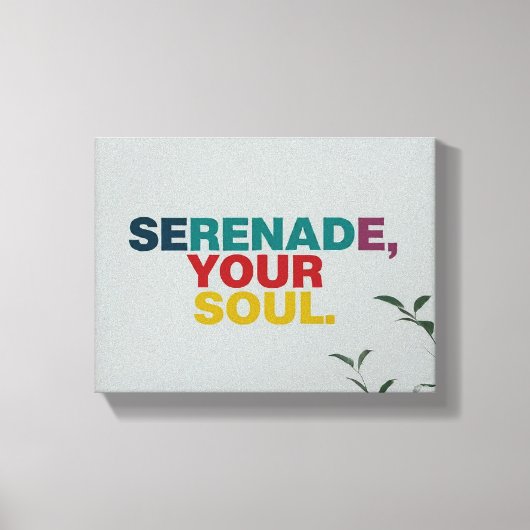 Elegante Wall Art Decor Canvas Print (Voorkant)