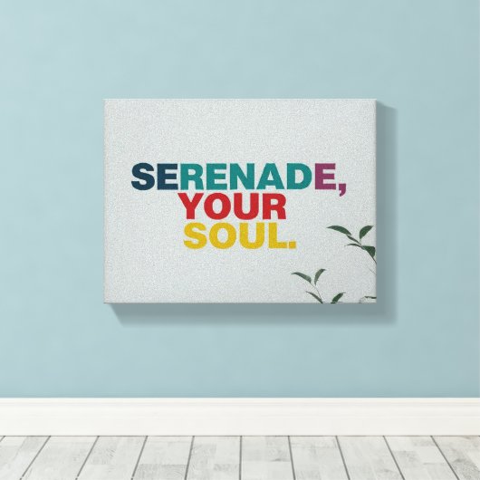 Elegante Wall Art Decor Canvas Print (Insitu (Houten vloer))