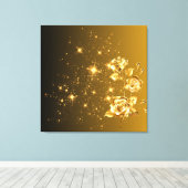 Elegante wanddecoratie canva (Insitu (Houten vloer))