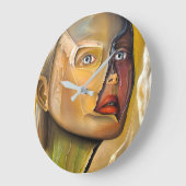 Elegante wandklok (Hoek)