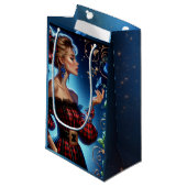 Elegante wandtapijten van Winter's Forget Me Not Klein Cadeauzakje (Voorkant Gekanteld)