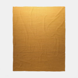 Elegante warme geborstelde messing metaalstructuur fleece deken