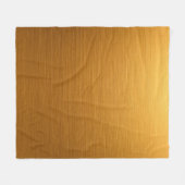 Elegante warme geborstelde messing metaalstructuur fleece deken (Voorkant (Horizontaal))