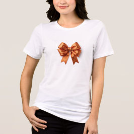Elegante warme koperen en espenblad luxe merk Bo Tri-Blend Shirt