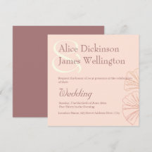 Elegante warme roze aardetinten Ginkgo Bruiloft