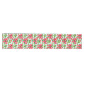 Elegante warme roze preppy kersttafel runner medium tafelloper (Horizontaal)