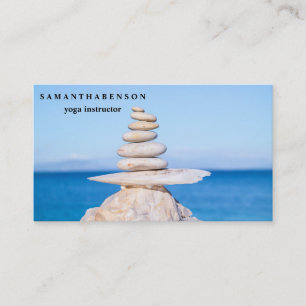 Elegante Water Color Logo Zen Yoga Genezing Gezond Visitekaartje