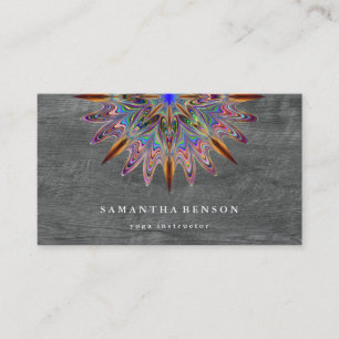 Elegante Water Color Lotus Bloem Logo Yoga Bedrijf Visitekaartje