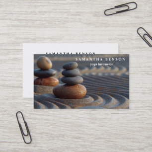 Elegante Water Kleur Logo Zen Yoga Genezing Gezond Visitekaartje