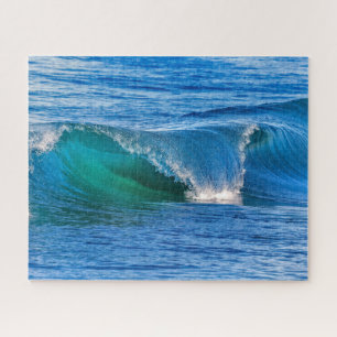 Elegante waterbeweging van oceaangolven in Mexico Legpuzzel