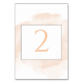 Elegante Watercolor Bruiloft Kaart (Achterkant)