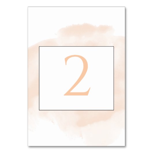 Elegante Watercolor Bruiloft Kaart (Voorkant)