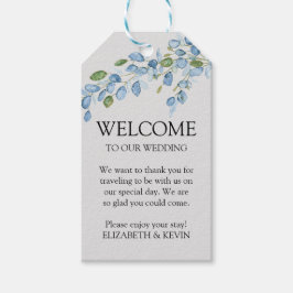 Elegante watercolor cadeaubijsluiter cadeaulabel