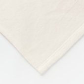 Elegante Watercolor Groene Krans Monogram Aangepas Fleece Deken (Hoek)
