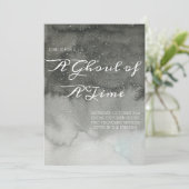 Elegante Watercolor Halloween-feestuitnodiging Kaart (Staand voorkant)