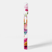 Elegante Watercolor Rozen Bloei Gepersonaliseerde Case-Mate iPhone Case (Achterkant / Rechts)