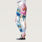 🌸 Elegante Watercolou Floral Leggings – Chic & St (Links)