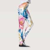 🌸 Elegante Watercolou Floral Leggings – Chic & St (Rechts)