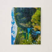 Elegante waterval landschap, Kroatië Legpuzzel (Verticaal)