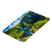 Elegante waterval landschap, Kroatië Magneet (Linkerzijde)