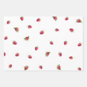 Elegante Waterverf Aardbei Frambozen Bosbes Inpakpapier Vel (Voorkant 2)