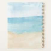 Elegante Waterverf Abstract gepersonaliseerd Planner (Achterkant)