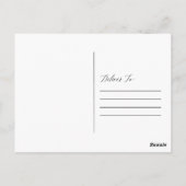 Elegante Waterverf Afstuderen foto Dank u Briefkaart (Achterkant)