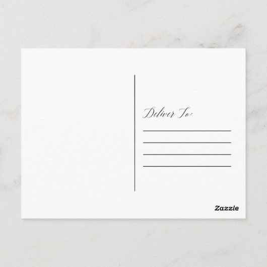 Elegante Waterverf Afstuderen foto Dank u Briefkaart (Achterkant)