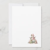 Elegante Waterverf Baby het is koud buiten Baby sh Kaart (Achterkant)