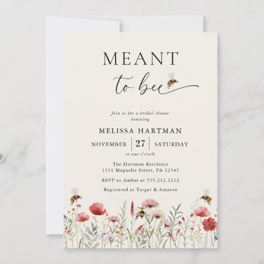 Elegante Waterverf bedoeld om Vrijgezellenfeest te Kaart (Voorkant)