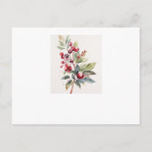 Elegante Waterverf Berry Briefkaart (Voorkant)