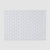 Elegante Waterverf blauw groen Tissuepapier (Voorkant)