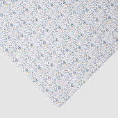 Elegante Waterverf blauw groen Tissuepapier (Detail)