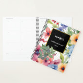 Elegante waterverf bloeit eucalyptus bladeren planner (Display)