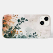 Elegante waterverf bloem botanisch Case-Mate iPhone case (Achterkant (horizontaal))