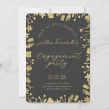 Elegante waterverf bloem engagement viering