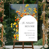 Elegante Waterverf Bloem WELKOM Repetitie Diner Acryl Bord