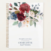 Elegante Waterverf Bloemen 2025 Planner (Voorkant)