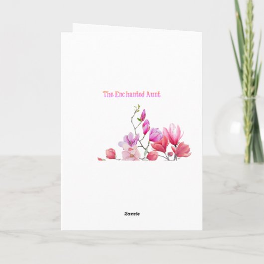 Elegante Waterverf Bloemen Afstuderen Afstuderen Kaart (Achterkant)