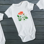 Elegante Waterverf Bloemen Baby Bodysuit | Nieuwe