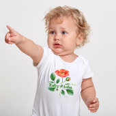 Elegante Waterverf Bloemen Baby Bodysuit | Nieuwe