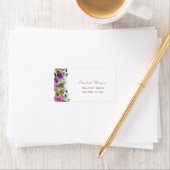 Elegante waterverf bloemen, chic etiket (Insitu)